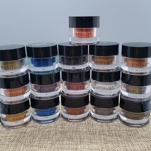 Inglot AMC pure pigment eye shadows